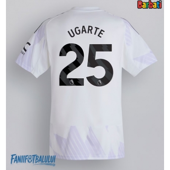 Manchester United Manuel Ugarte #25 Tricou Fotbal Replică 2025-26 Barbati Deplasare